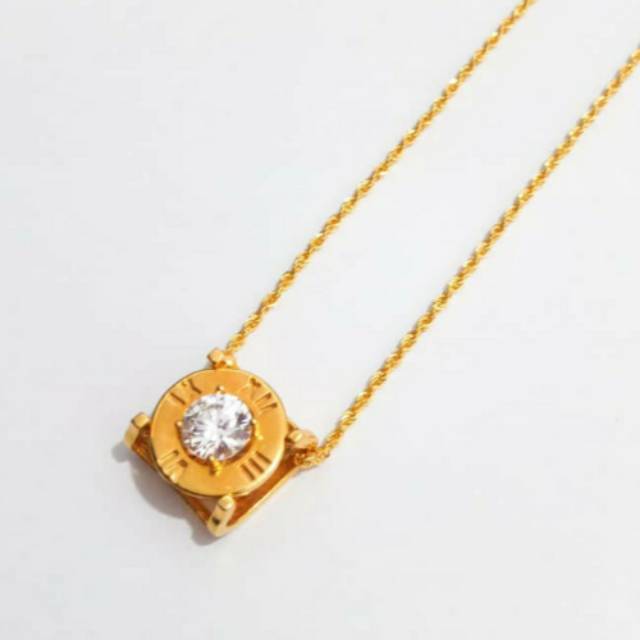 Necklace Pandora Jewellery Fashion Gold Toko Kalung Emas asli