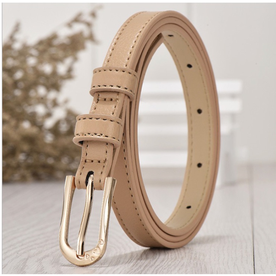 Ikat Pinggang Wanita fashion Style Korea Metal Belt dengan Buckle untuk Wanita Gesper Wanita Modern Import