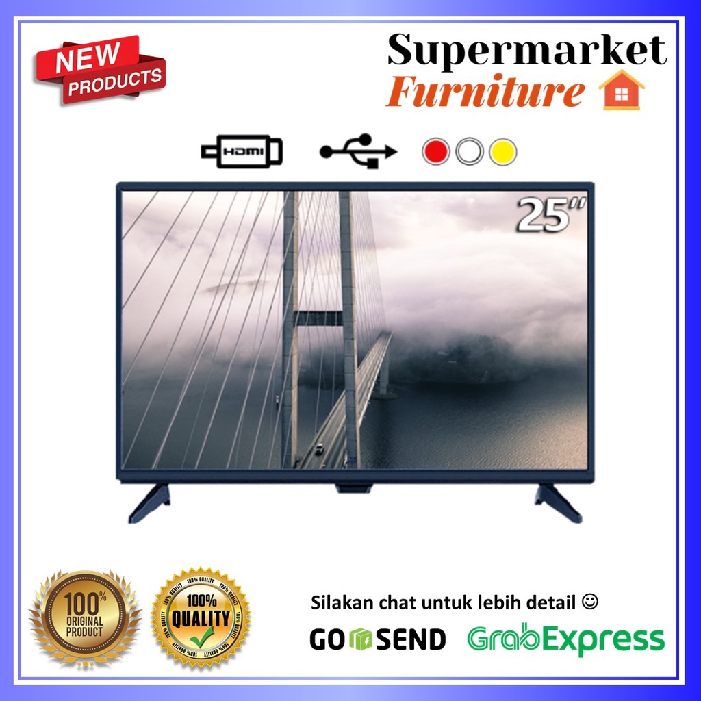 TV LED 25 inch HD WEYON Televisi murah(Model TCLG-W25D)
