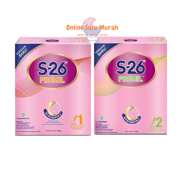 S26 PROMIL 1 &amp; 2 Susu Formula Bayi 700 gr S26 Reguler