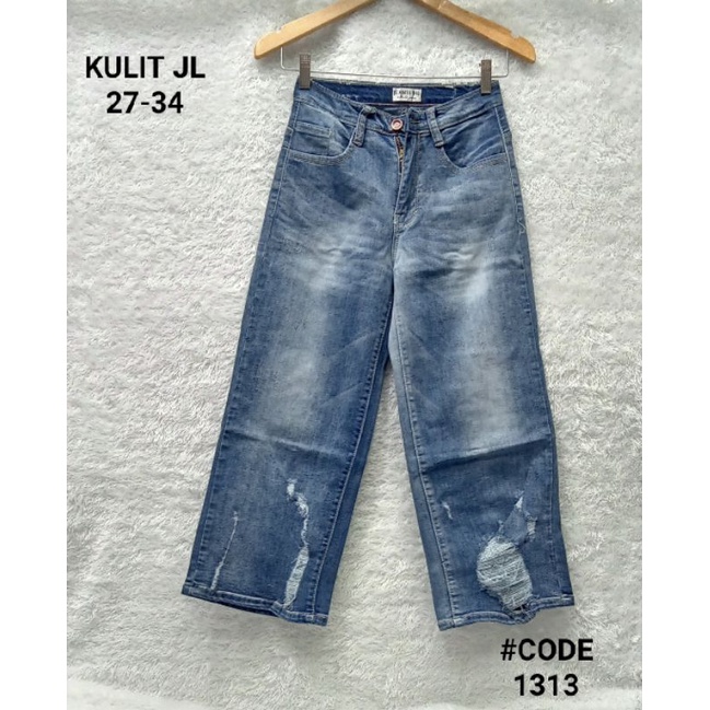 COD BISA BAYAR DI TEMPAT - CELANA JEANS KULOT - JEANS KULOT IMPORT -KULOT JEANSLINE -KULOT WANITA