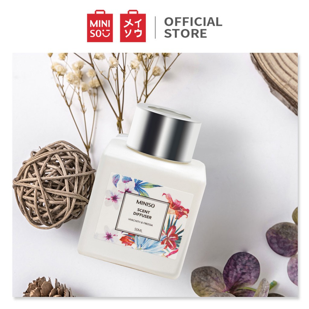 Miniso Official Sewangi Pengharum Ruangan Marble Series Aroma Scent/Scent Diffuser-Hyacinth & Freesia
