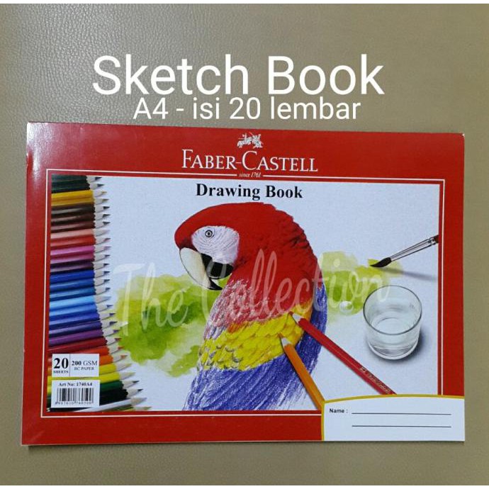 

Jualan Atk300Fc A4 Sketch Book Kertas Tebal Faber Buku Gambar Drawing 1740A4 Limited