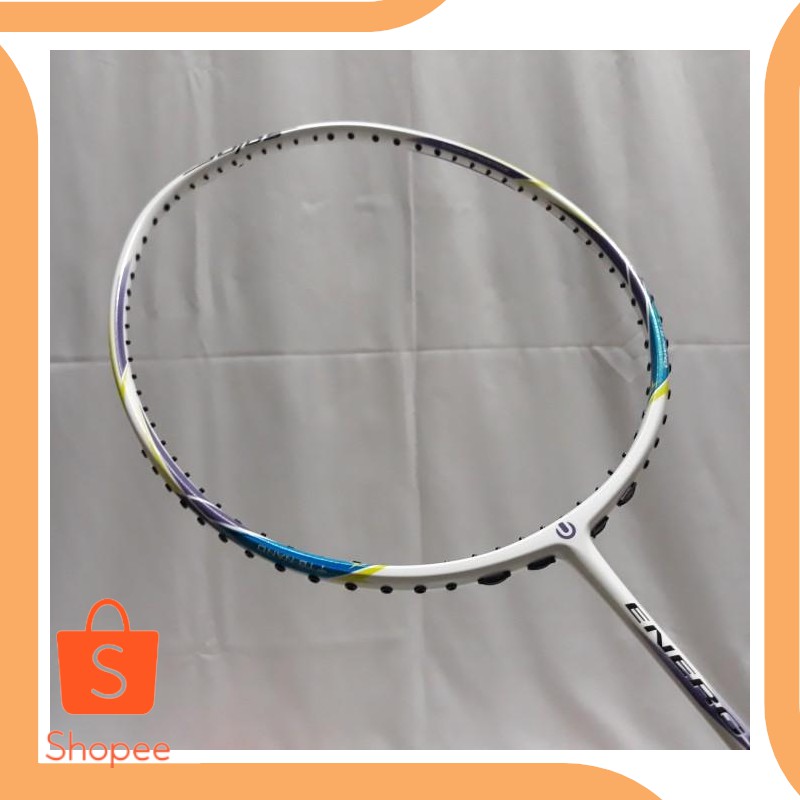 Jual sparepart Raket Badminton Ultra Energy 74 Bonus Senar - White 19DEZ Diskon