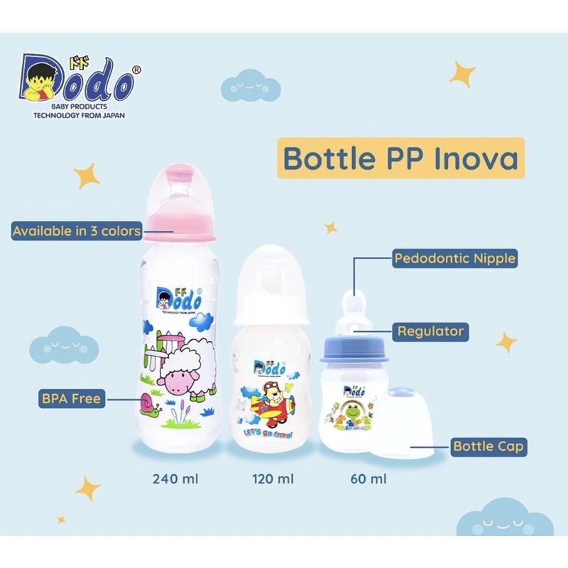 DODO Botol Susu PP INOVA - botol susu murah