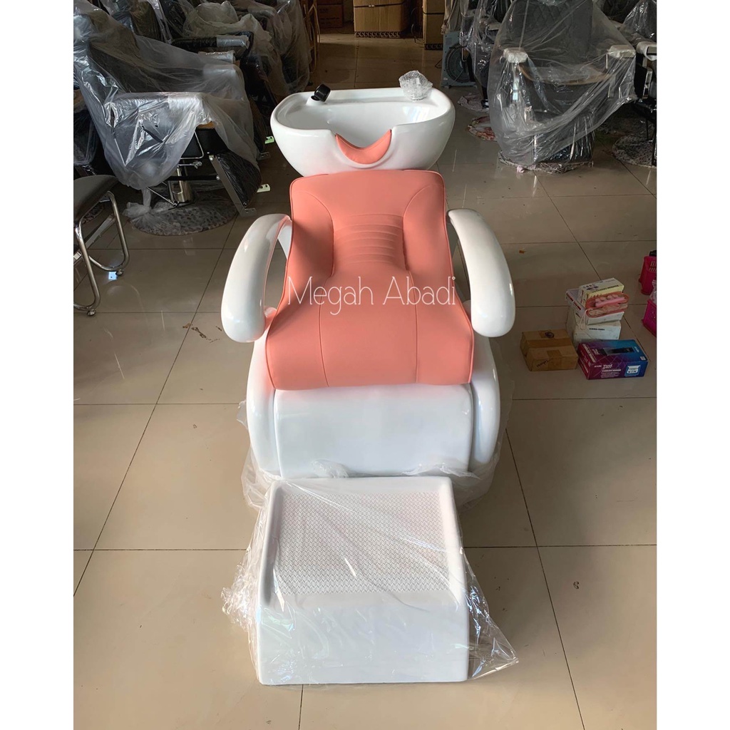 PO Washbak keramas fiber glass/kursi keramas /washbak barber ( IS )