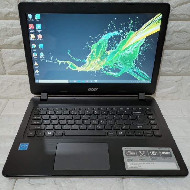 Laptop Acer Aspire 3 A314-33 Intel Celeron N4120 1.10GHz Ram 4GB 1TB