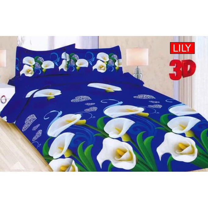 Macam-Macam Motif, Sprei Bonita Lily No.1 King 180 Seprai Bunga Kembang Arum Lili Putih ,Kuwalitas