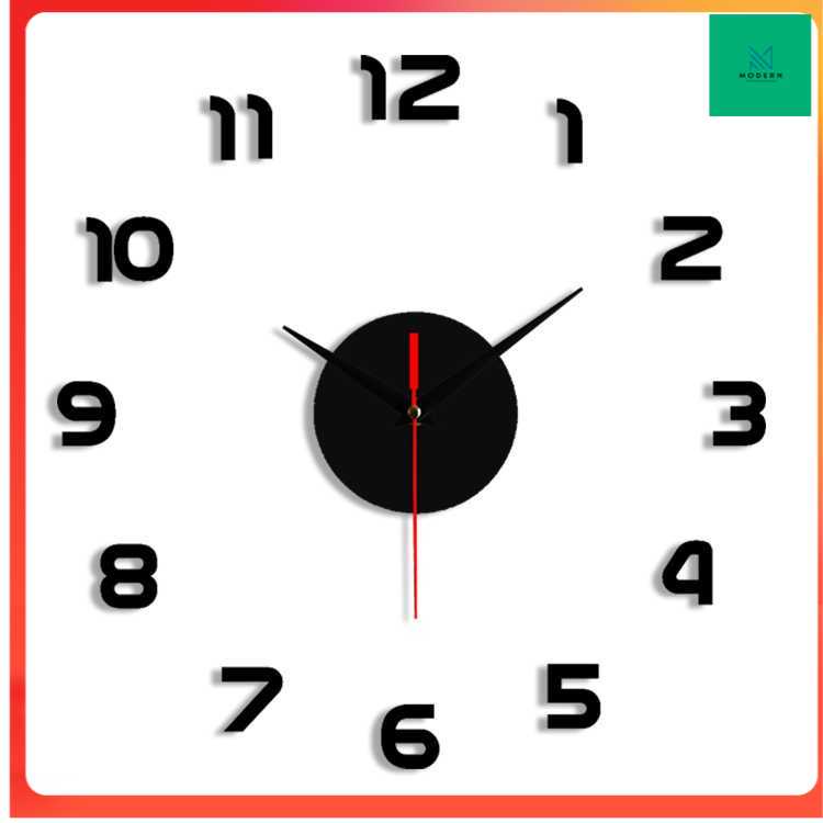 TD-DCB EMOYO Jam Dinding DIY Wall Clock Model Simple 30 CM - DIY-201