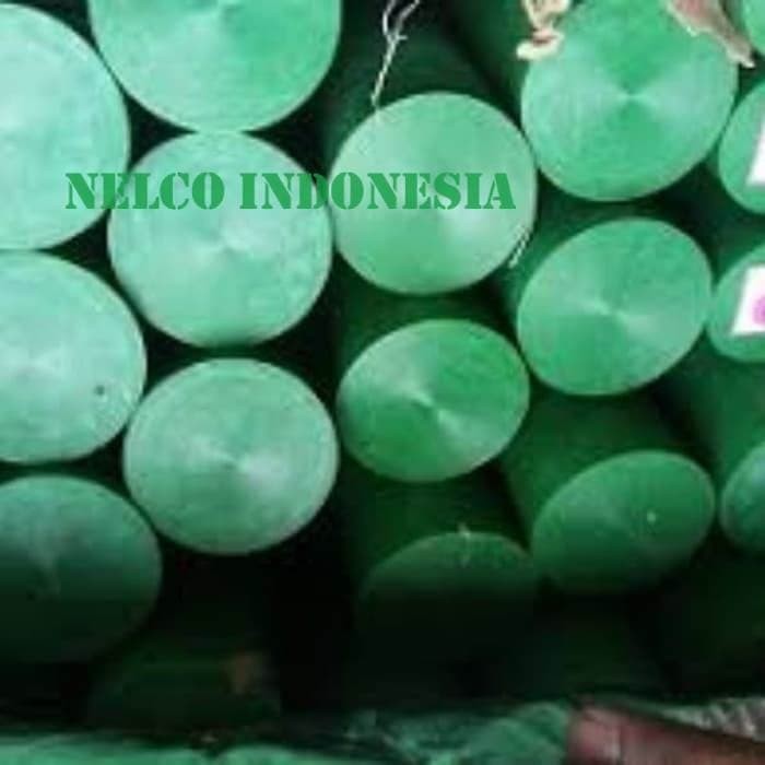 Jual UHMWPE Rod 65mm X 10cm Nylon Hijau Batangan Polyethylene