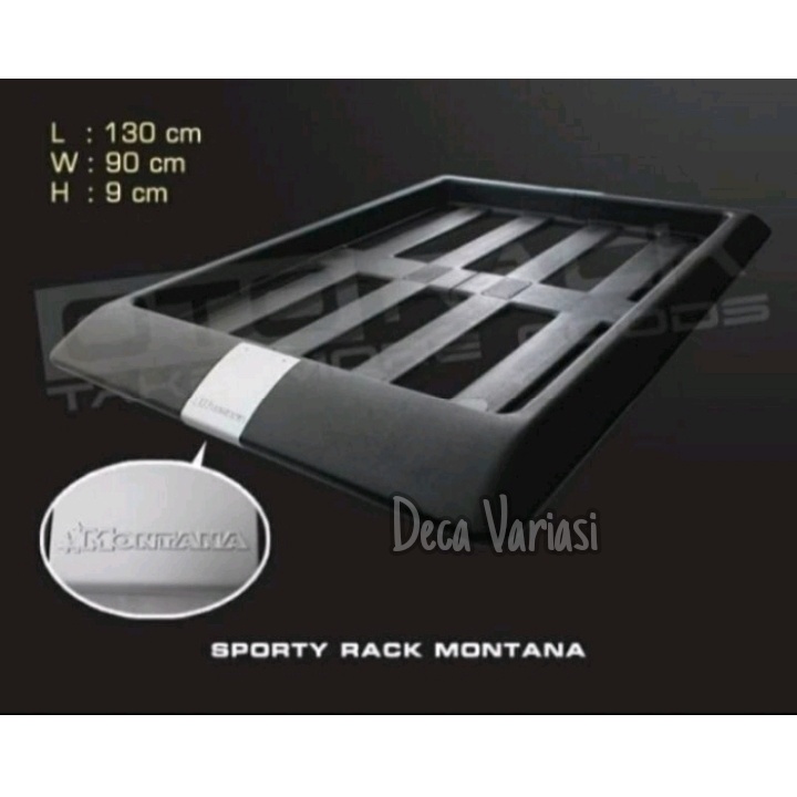 RAK BAGASI ATAS MONTANA / ROOF RACK BAFASI ATAS MOBIL MONTANA / RACK BAGASI ATAS