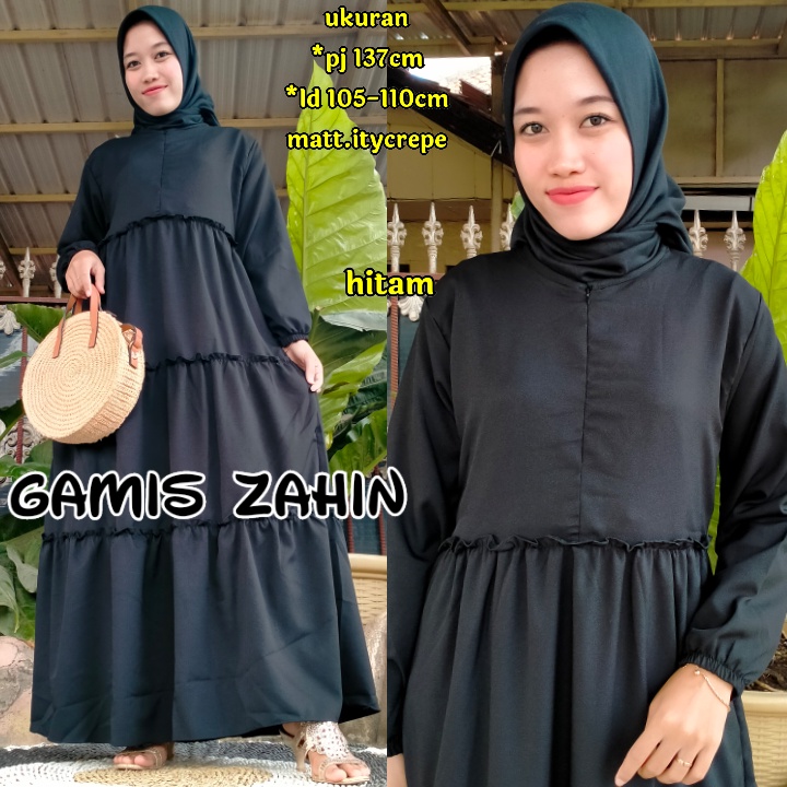 gamis canda susun itycrepe/gamis canda rempel ity crepe original/gamis susun canda rempel