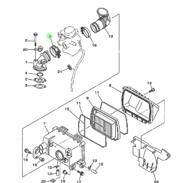 KLEMAN KARBURATOR MIO ASLI ORI YAMAHA 5MX E3474 01