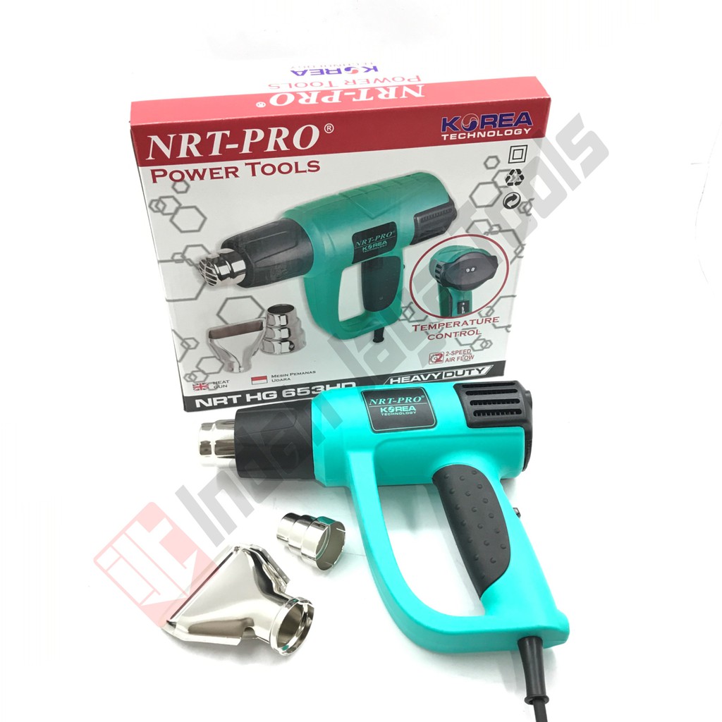 NRT-PRO HG 653 HD Hot Air Gun Heat Gun - Blower Pemanas Panas