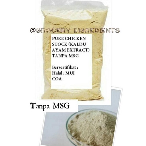 

Kaldu Ayam Non Msg / Chicken Extract / Kaldu Chicken - 250Gr