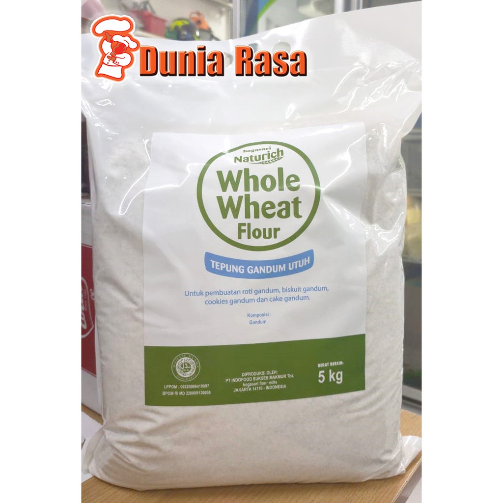 

Naturich Whole Wheat Flour / Tepung Gandum Utuh 5kg