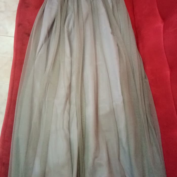Rok Tutu Skirt Grey Abu Abu