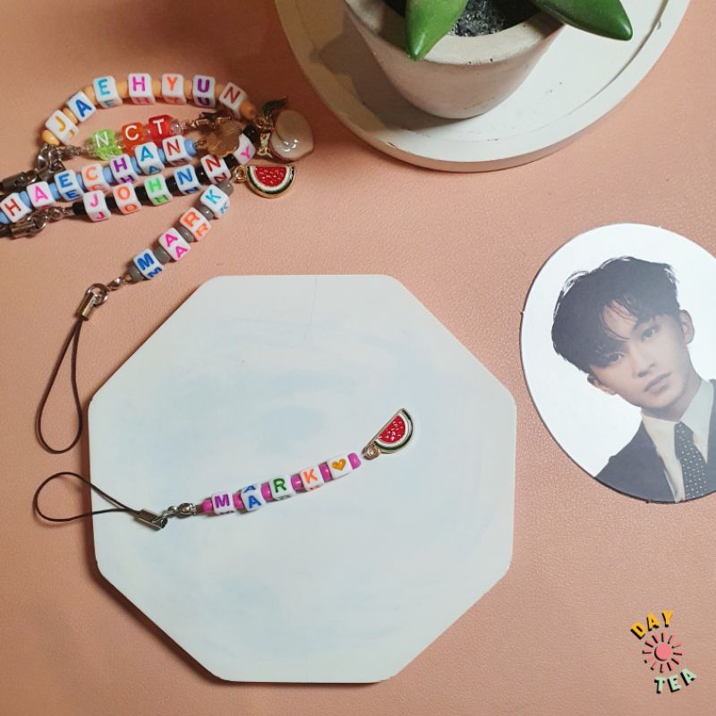 Gantungan HP beads manik-manik karakter NCT/Kpop