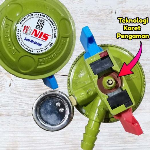 ֍ REGULATOR GAS NIS 2 PENGUNCI/DOUBLE LOCK ❃