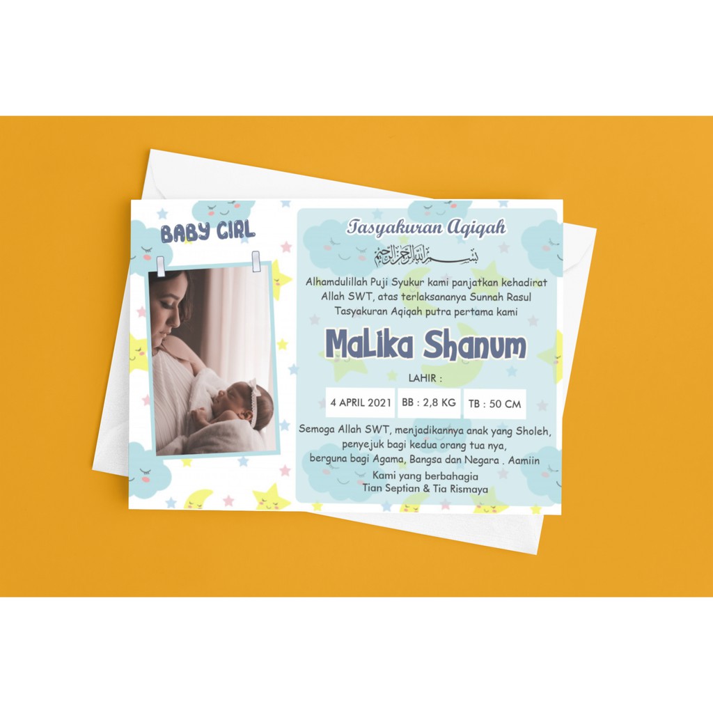 

LABEL TASYAKURAN AQIQAH, KHITAN, BABY BORN / bahan stiker / Bahan Art Paper / Bahan Art Carton