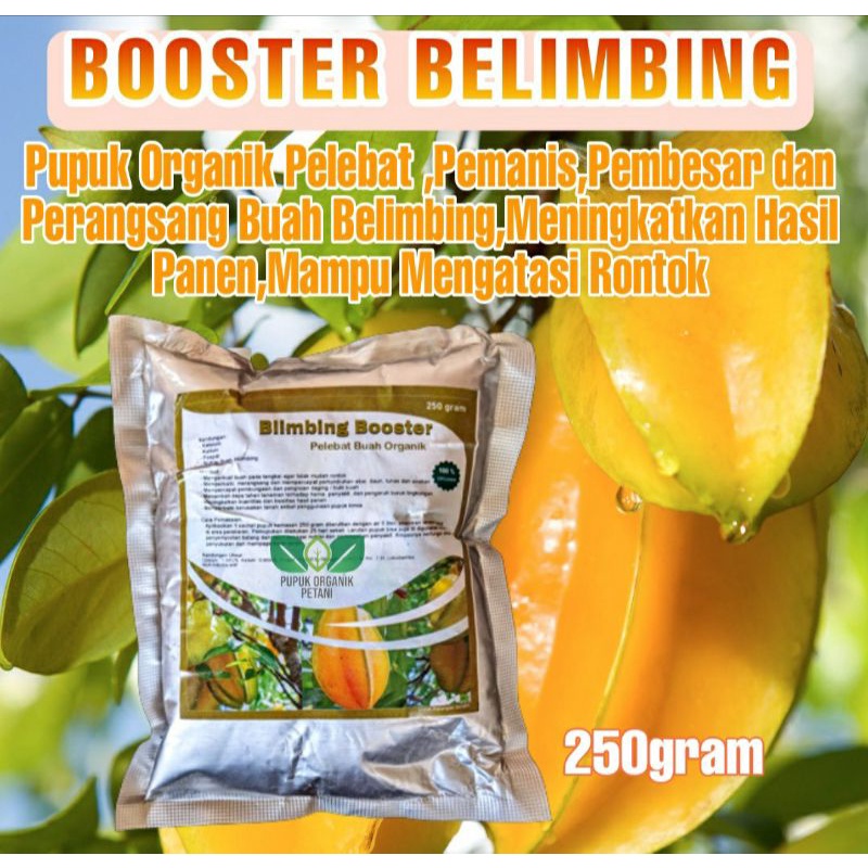 Pupuk Organik Booster Pelebat Buah Belimbing Serbuk Terbaik Ampuh Agar Cepat Berbuah Lebat,Booster Penyubur Tanaman Belimbing,Pupuk Organik Permacu Pertumbuhan Pohon Belimbing