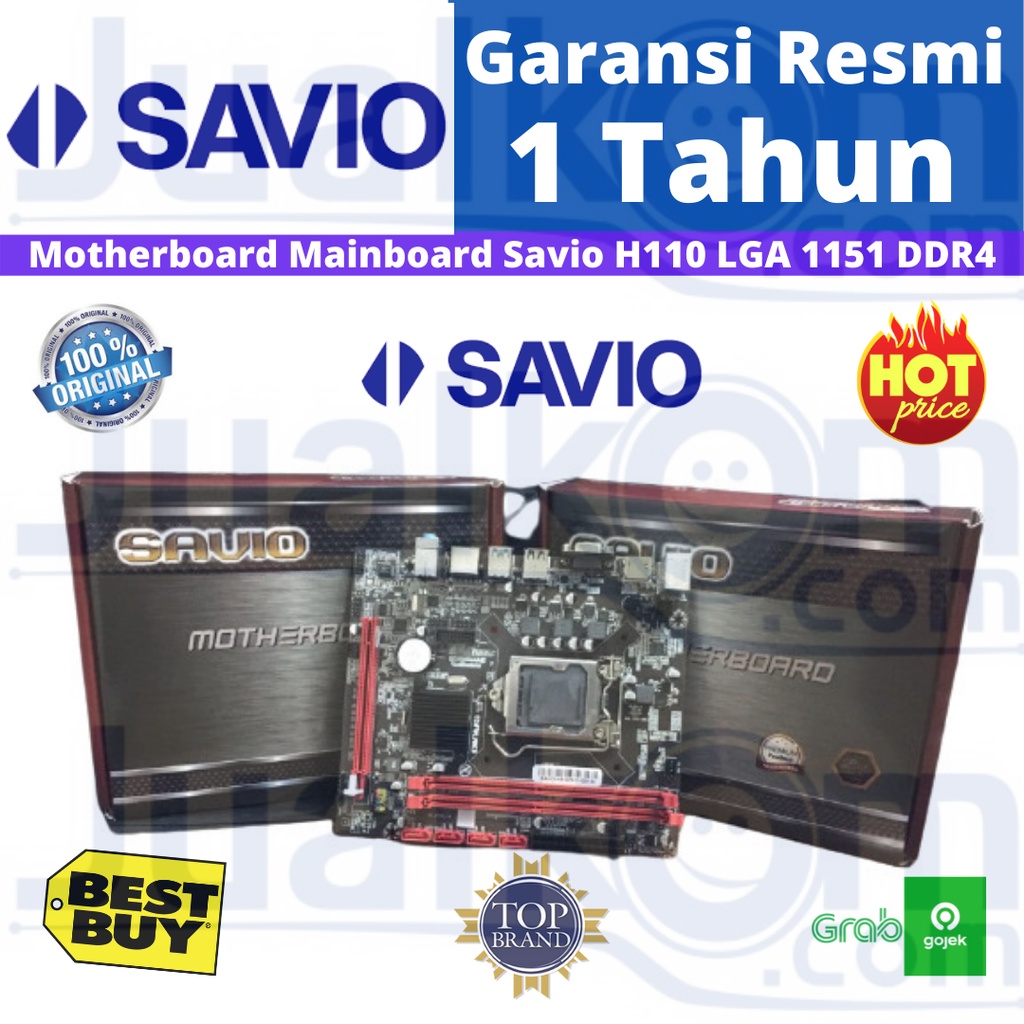 Motherboard Savio H110 LGA 1151 DDR4 Garansi Resmi