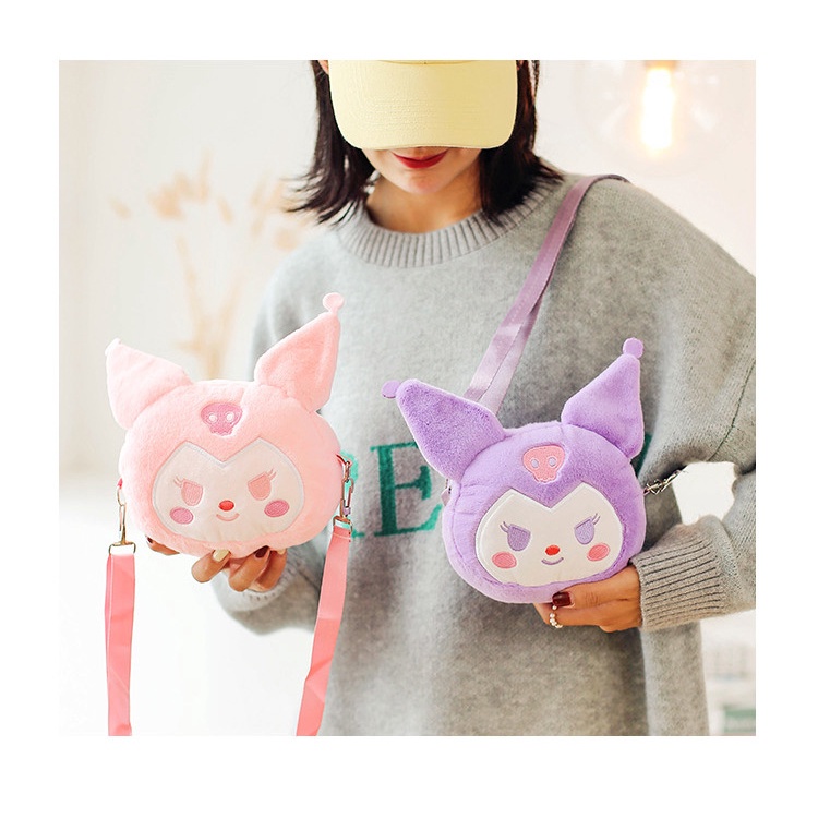 Tas Boneka Kuromi Anak Selempang dan Bahu