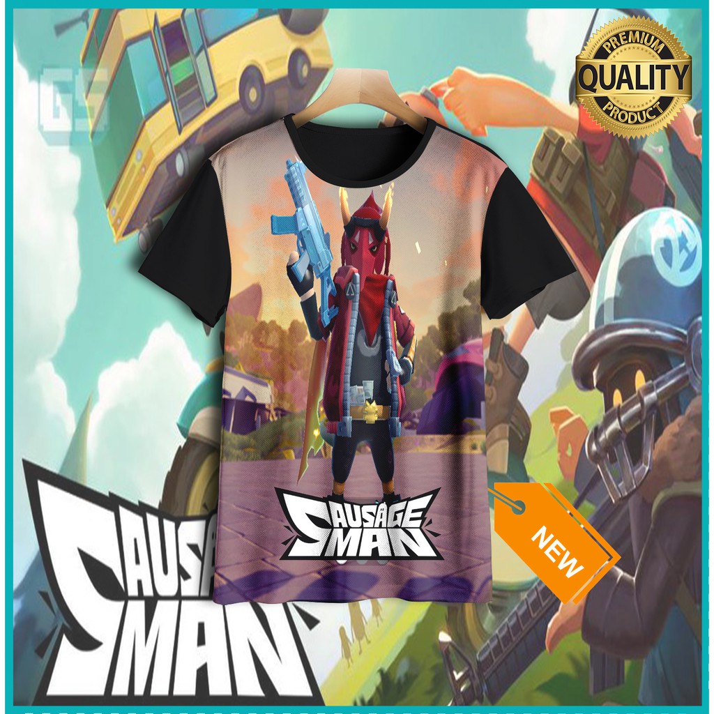 Kaos Anak Game Sausage Man