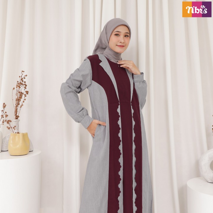 Nibras Gamis Nb B74 / Dress / Maxy / Fashion Muslim