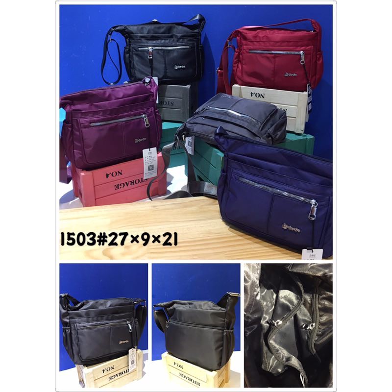 Tas Wanita Import Jinjing dan Selempang BOBO Mini BB1503 1503 Bahan Parasut Kualitas Super High Qual