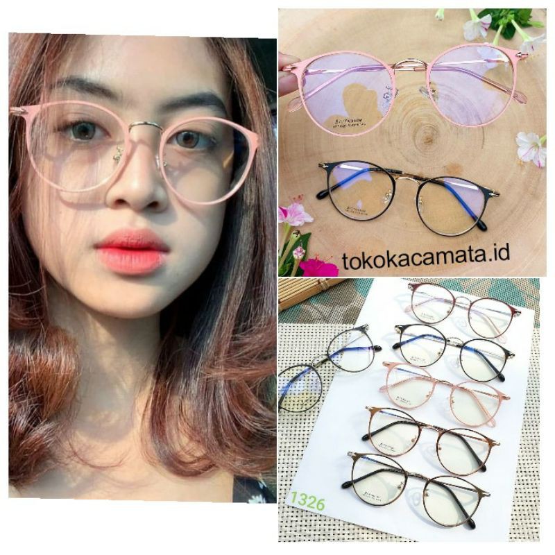 PAKET FRAME KACAMATA 1326 | KACAMATA FASHION | KACAMATA MINUS | KACAMATA ANTI RADIASI