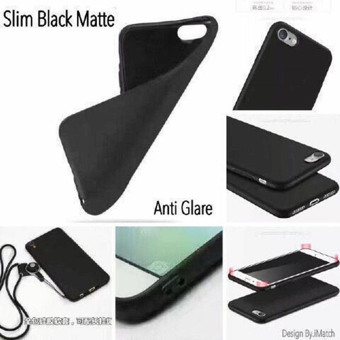 PROMO SOFT CASE BLACK MATTE Iphone Oppo Meizu Vivo Xiaomi Samsung Cuci Gudang1
