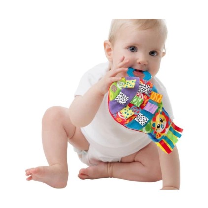 Playgro Loopy Balloon Teething Blankie Teether Bayi