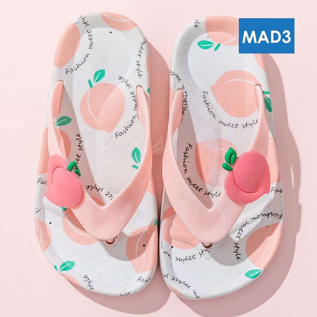 LAPAGO - Sandal Flip Flop Jepit Anak Laki laki Perempuan Umur 1-12 Tahun Type MAD