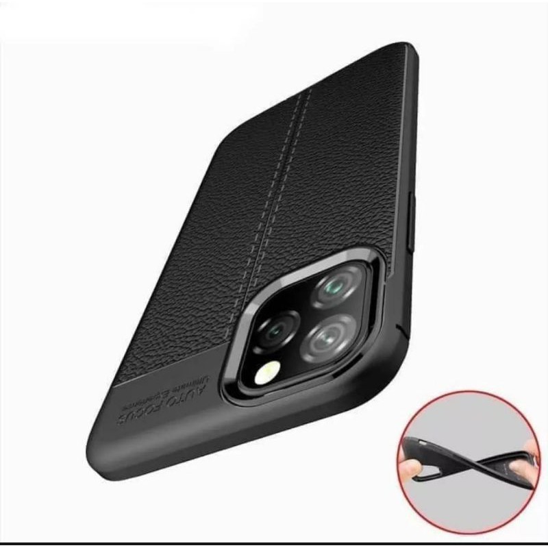 Iphone 11 11pro 11 Pro Max Silicon Autofocus Leather Softcase Casing Cover TPU Kulit jeruk