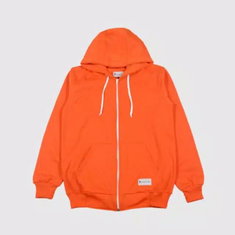 Zipper Hoodie Polos Orange / Jaket / Sweater