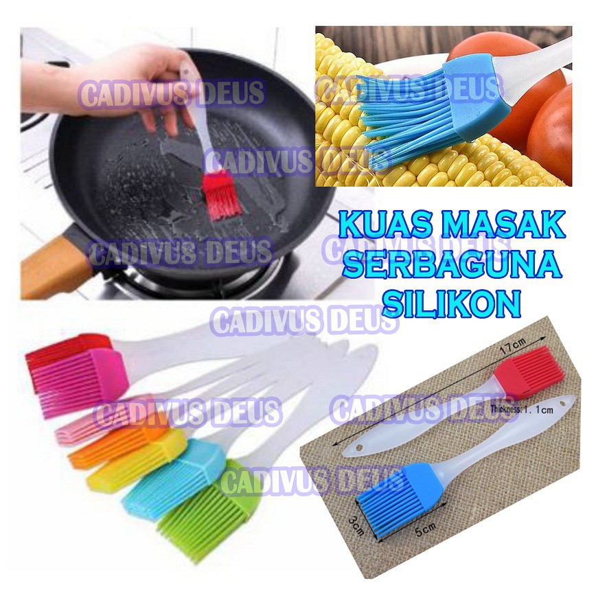 Kuas Silikon - Kuas Masak Serbaguna - Barbeque BBQ - Silicone Brush