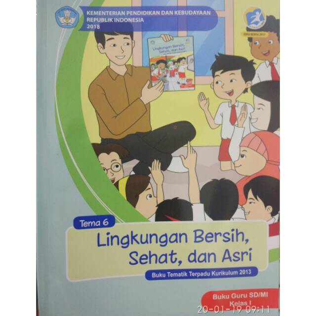 Buku Guru Kelas 1 Semester  2 Tema 6 Kelas 1 K13 Diknas