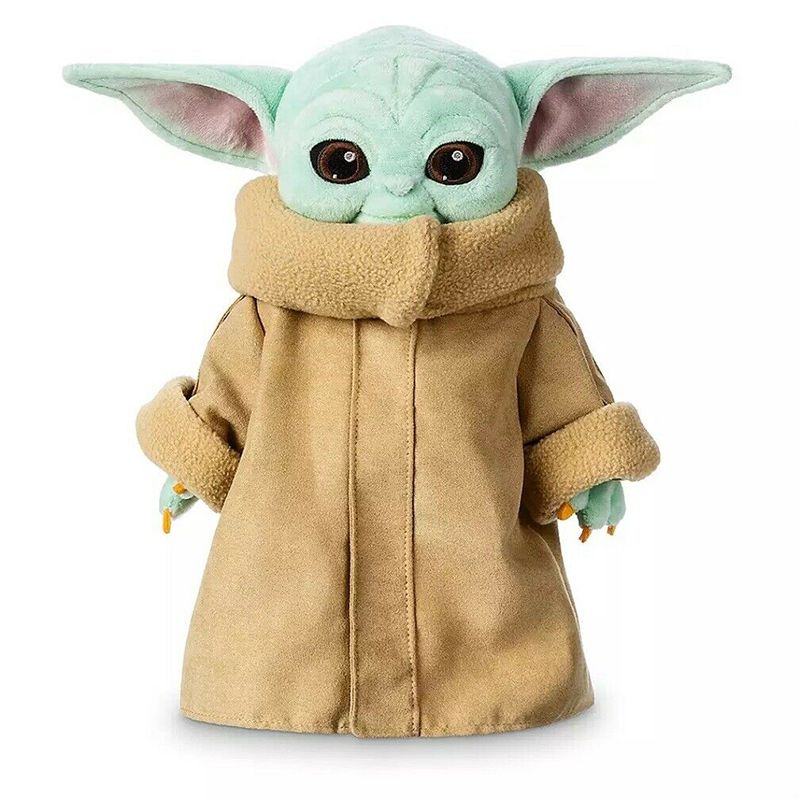 30cm Baby Yoda Plush Toy Master The Mandalorian Force Stuffed Doll Gift For Kids Removable Clothes