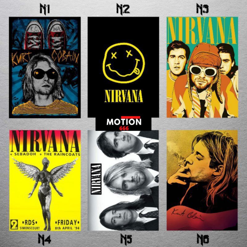 

POSTER BAND NIRVANA A3+