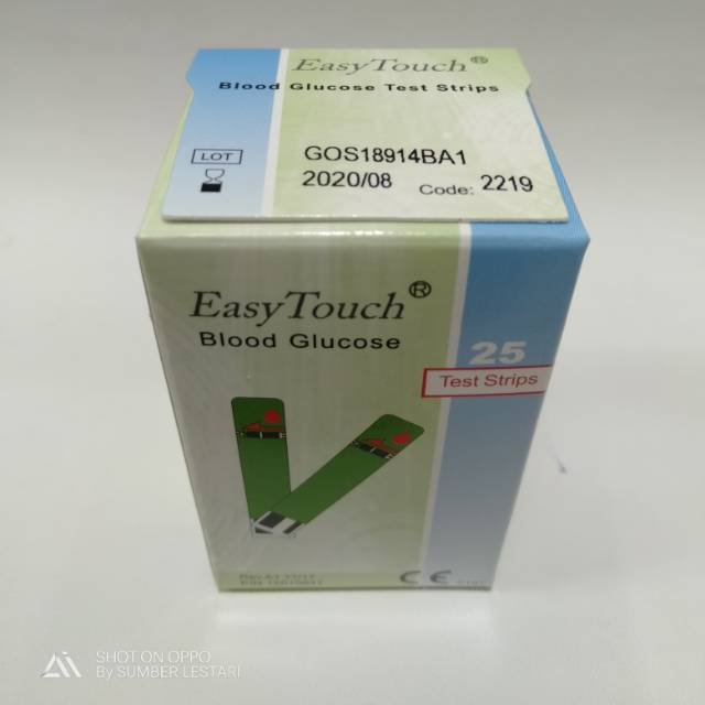 Strip easy touch Gula / Strip gula darah Easy touch
