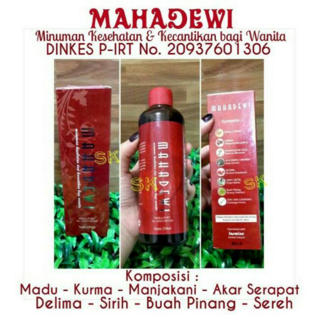 Minuman kecantikan Mahadewi luar dalam