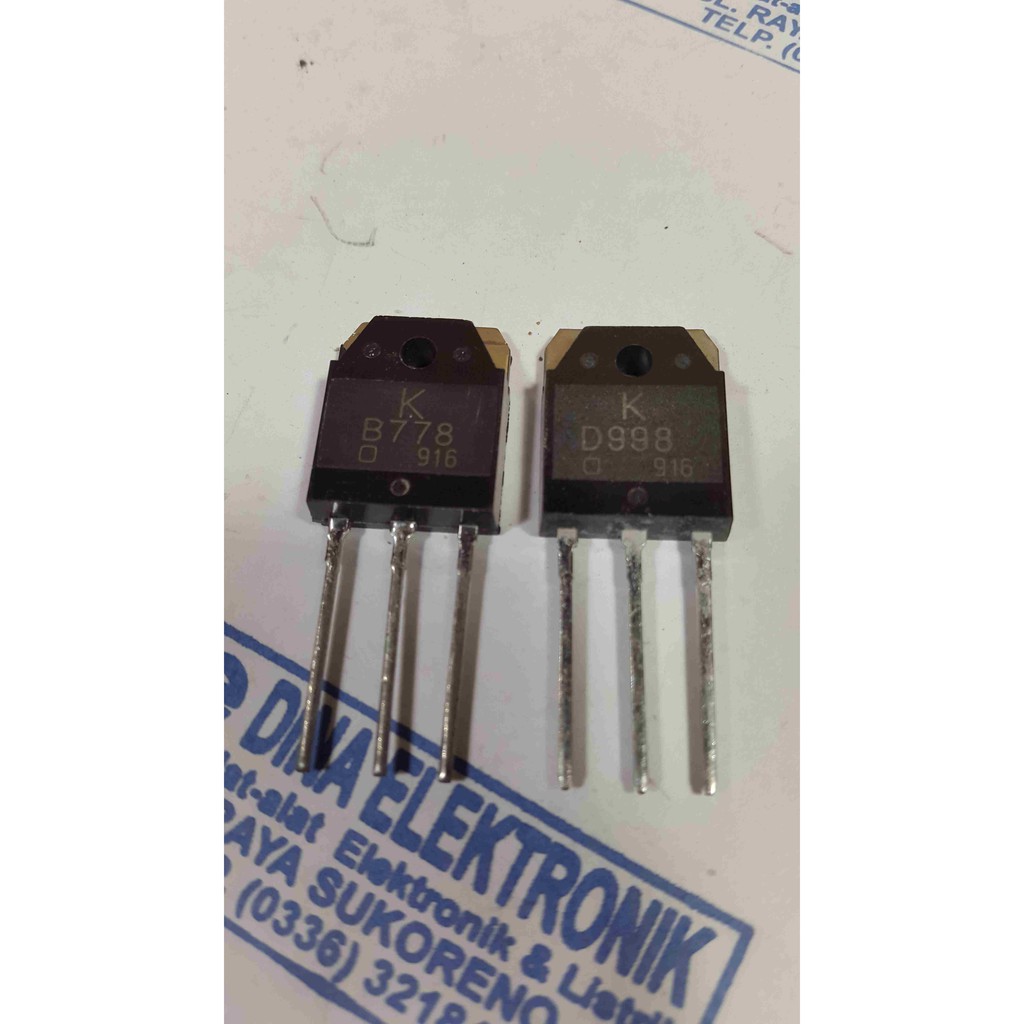 Jual TRANSISTOR B778 Dan D998 - ORIGINAL | Shopee Indonesia