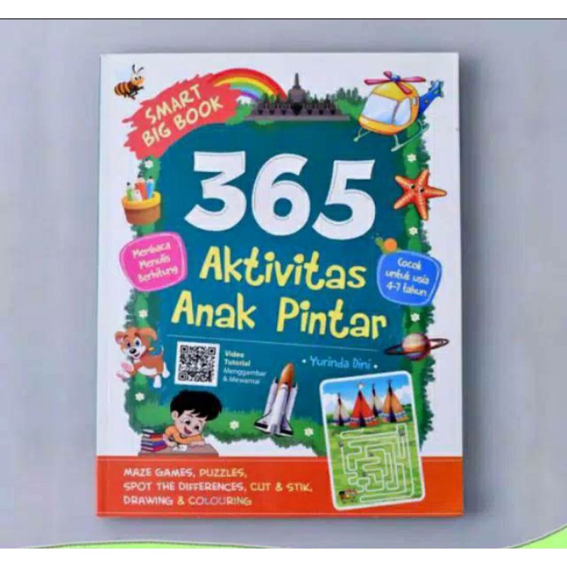 365 Aktivitas Anak Pintar Cikal Aksara /Buku Anak/TK/Paud