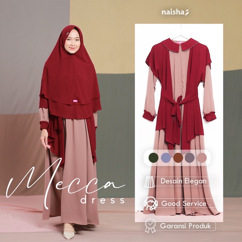 Mecca Dress / Mecca Family Set / Gamis Couple / Gamis Mecca / Sarimbit Keluarga