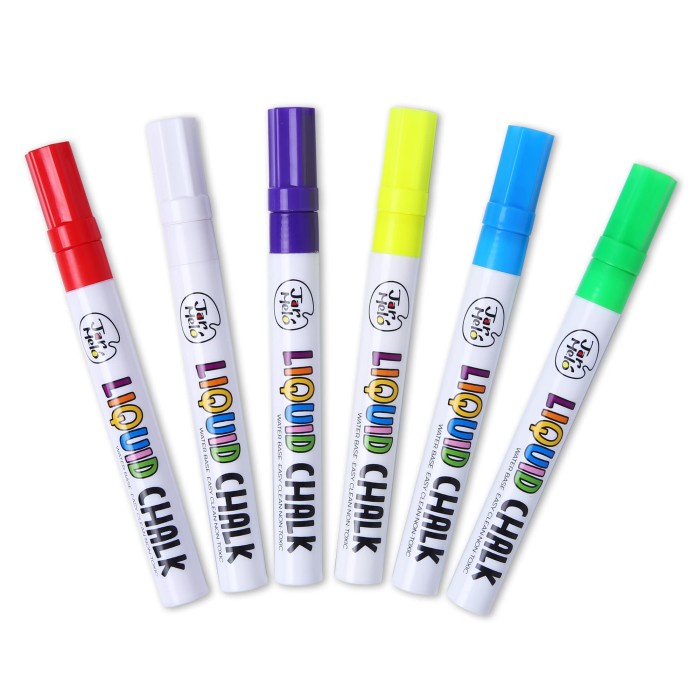 

Dijual Joan Miro 6 Color Liquid Chalk Dustfree Chalk Marker Spidol Impor Diskon