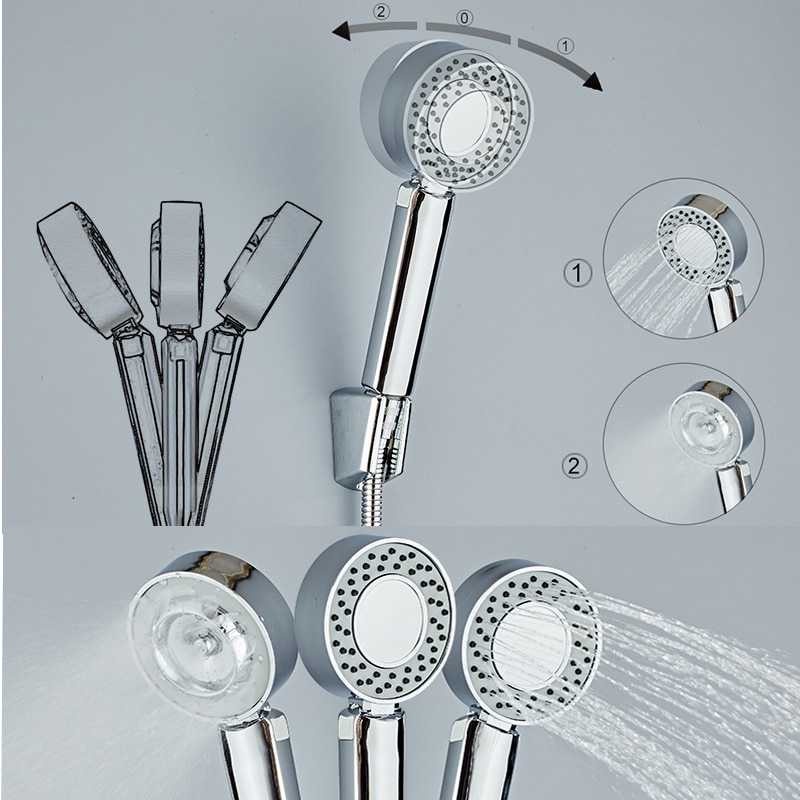 BAKALA Kepala Shower Mandi Double Sided Round Shower - BR-2017520 Silver