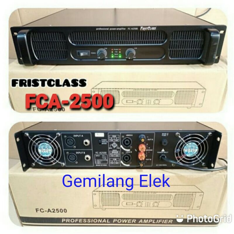 Power Amplifier FIRSTCLASS FC-A2500