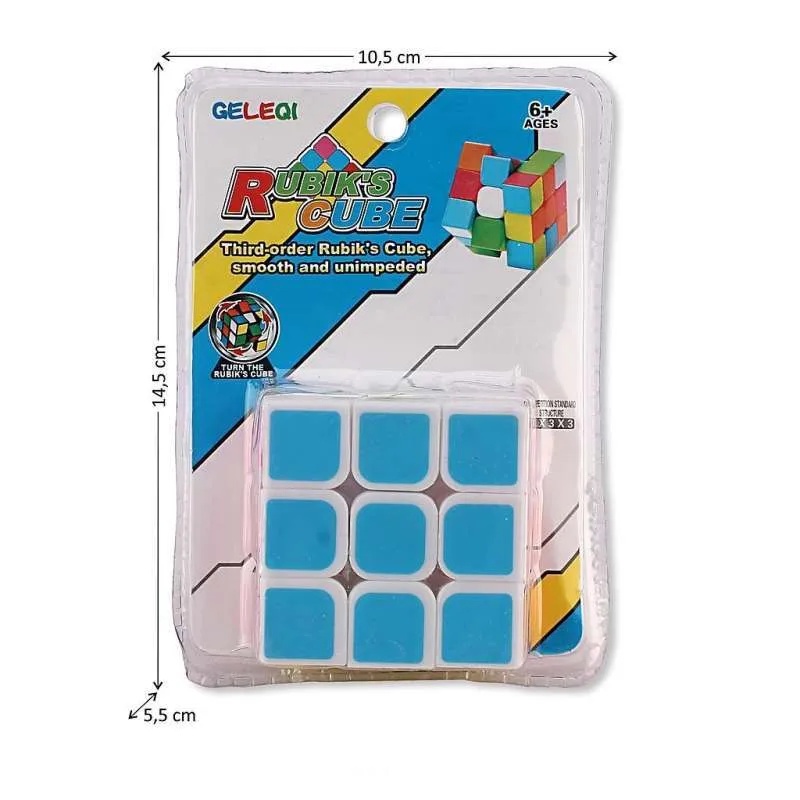 U0001 Rubik Magic Cube Whitebase Mika Premium