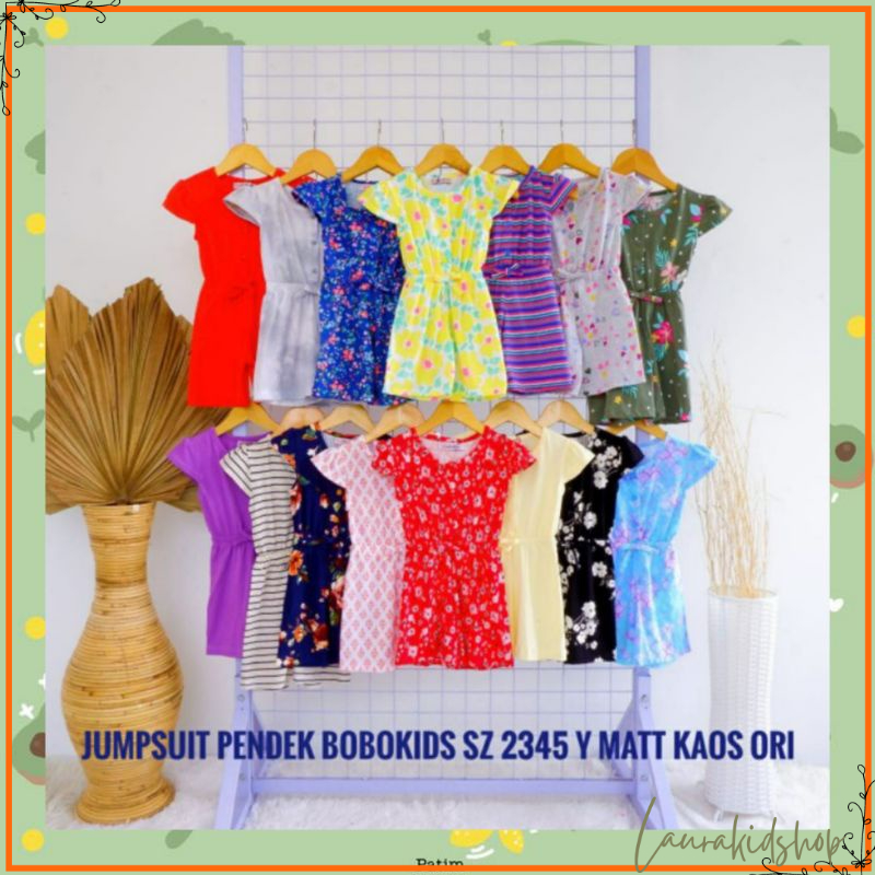 Jumsuit Anak Perempuan Pendek Bobokids Bayi-3 Tahun